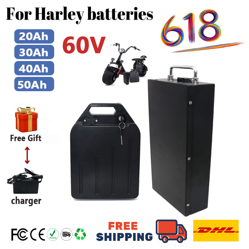 60V 50Ah Electric Scooter Battery - Batterie pour moto électrique HarleyBattery 60V