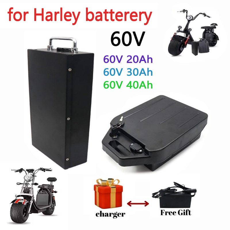 60V 50Ah Electric Scooter Battery - Batterie HarleyBattery 60V 20Ah 30Ah 40Ah