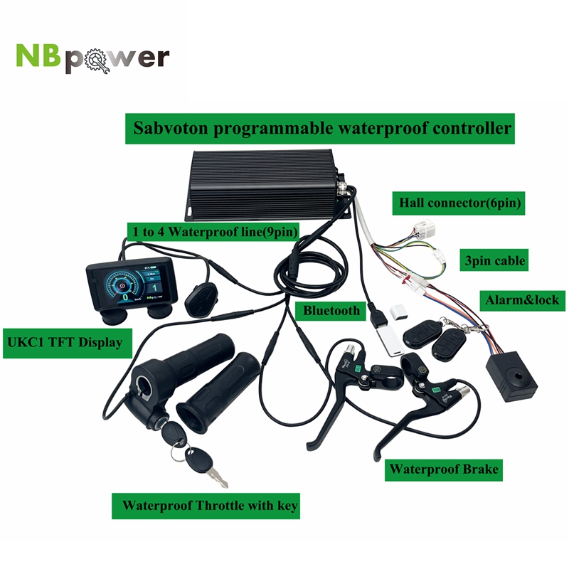 72V 100A Sabvoton Controller - Contrôleur programmable Sabvoton SVMC 72V 80A