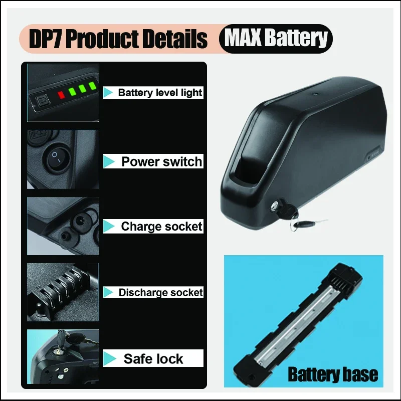 Batterie de vélo électrique Ch - 72V 50Ah 21700 Lithium Battery avis et prix