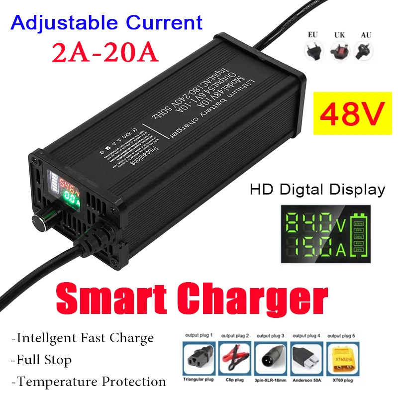 Chargeur de batterie au lithiu - 84V 20A Smart Charger avis et prix
