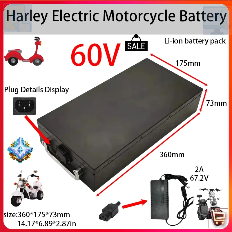 Batterie Li-ion haute capacité - 60V 50Ah Electric Scooter Battery avis et prix