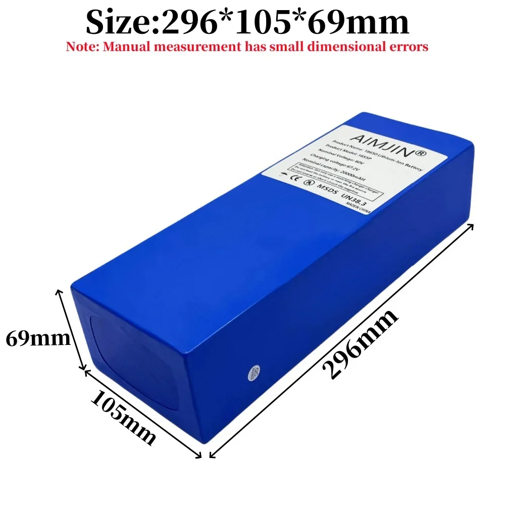 Batterie au lithium 60V 20Ah 1 - 60V 50Ah Electric Scooter Battery avis et prix